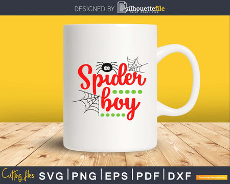 Spider Boy halloween cricut svg craft cut files