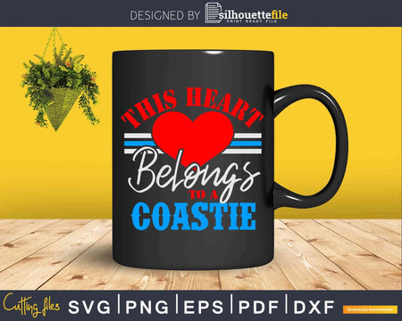 This Heart Belongs to a Coastie U.S. Coastguard Military