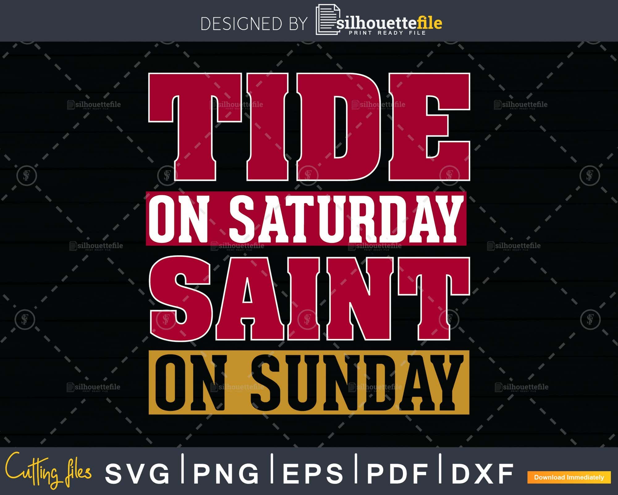 Tide On Saturday Saint On Sunday Alabama Louisiana Football Tide On Saturday Saint On Sunday Alabama Louisiana Football