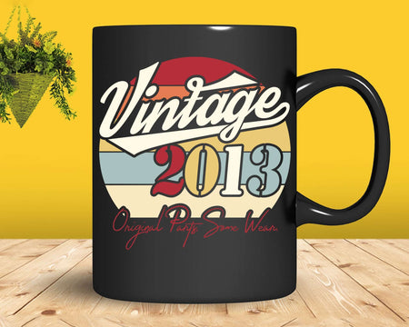 Vintage 9th Birthday 2013 Original Parts Some Wear Svg T