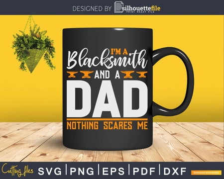 Vintage Blacksmithing Dad Svg Png Dxf Cricut Files