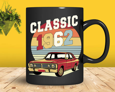Vintage Classic Car 1962 60th Birthday shirt design