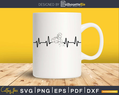 Welder Heartbeat Welding cricut craft svg png print ready