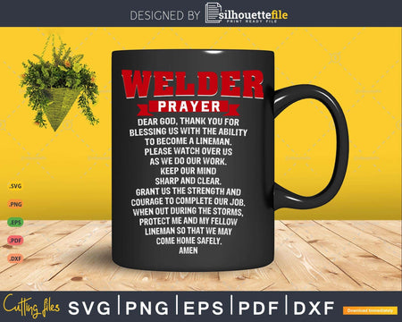 Welder Prayer Funny Welding Christianity