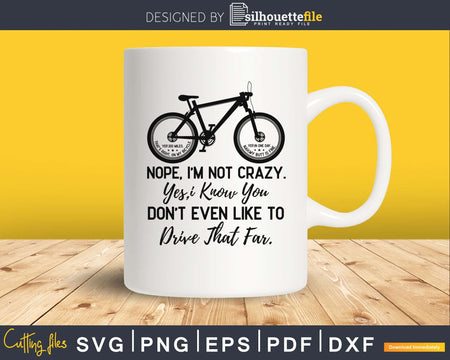 Yes 100 Miles That’S Right On My Bicycle Yep svg