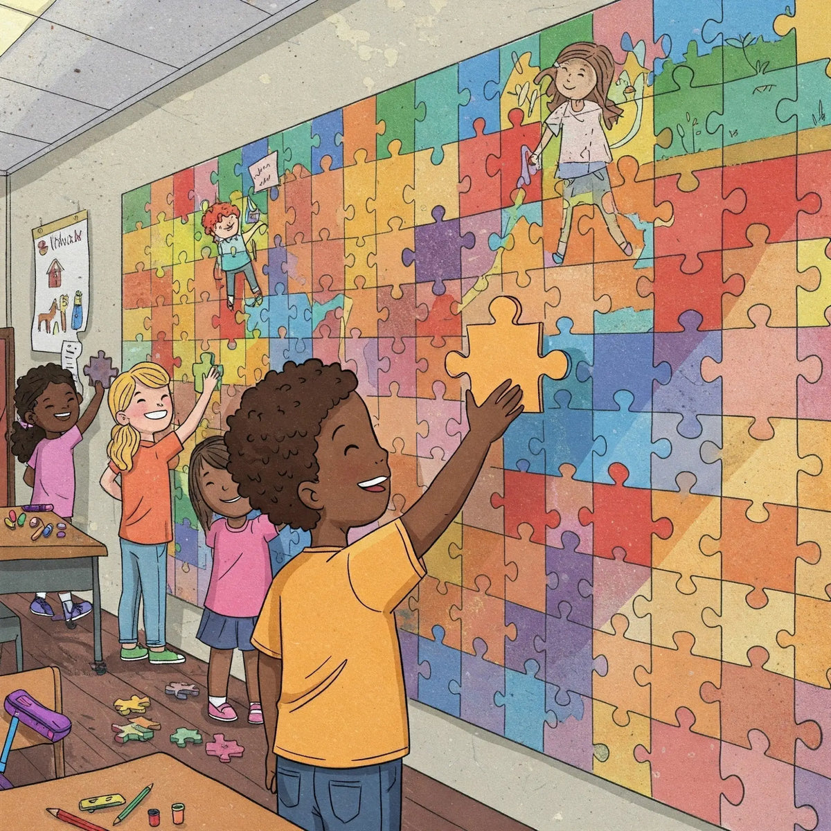 DIY Autism Awareness Projects for Schools & Crafters | Silhouettefile for Free Printable Autism Awareness Crafts