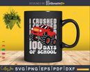 100 Days of School Boys Monster Truck 100th Day Svg Png