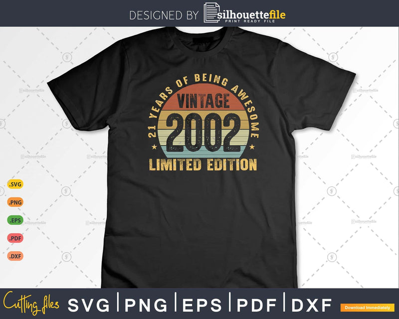 21 Years of Being Awesome best t-shirt design Svg files
