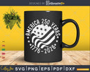 250 Year American Anniversary 4th of July Svg Png Craft