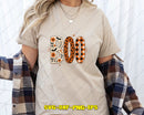 Boo Floral Striped Pumpkin PNG | Halloween Cut Files