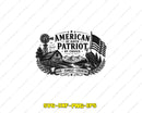 American By Birth Patriot Choice SVG Cut File for Cricut