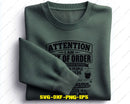 Attention I Am Out Of Order Svg Png Digital Cut Files