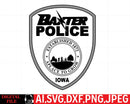 Baxter Police badge