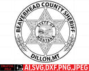Beaverhead County Sheriff’s Office Dillon MT Police Badge