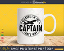 Because I’m The Captain That’s Why Funny Pilot Gift