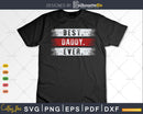 Best Daddy Ever Distressed T-Shirt Design