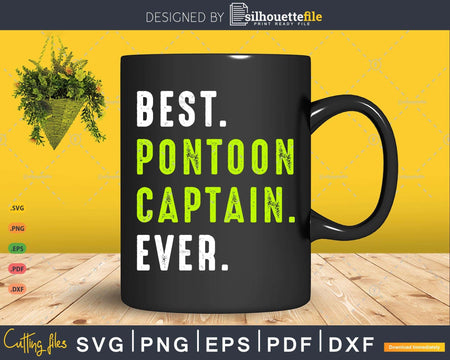 Best Pontoon Captain Ever Funny Boat Party Gift T-Shirt