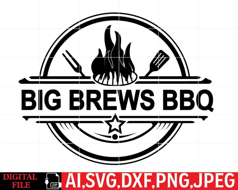 Big Brews BBQ Logo