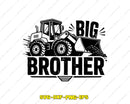 Big Brother Construction SVG Cut File for Cricut Silhouette