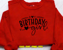 Birthday Girl SVG PNG Digital Art Cut File for Cricut