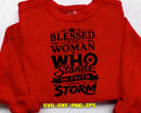 Blessed Is The Woman Who Stands SVG PNG Digital Art Cut File