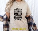 Blessed Is The Woman Who Stands SVG PNG Digital Art Cut File