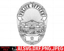 Bonney Lake Police Officer Badge