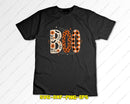 Boo Floral Striped Pumpkin PNG | Halloween Cut Files