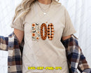 Boo Floral Striped Pumpkin PNG | Halloween Cut Files