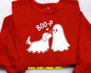 Boo Boo-p Dog Ghost SVG PNG Digital Art Cut File
