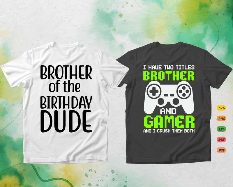 Brother Svg T-shirt Design Bundles