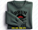 Bruh I’m a Pirate Skull Halloween Svg Png Digital Craft