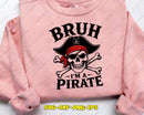 Bruh I’m a Pirate Skull Halloween Svg Png Digital Craft