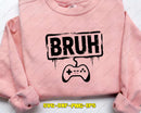 Bruh Video Game SVG Funny Gamer Cut File