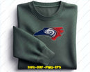 Bunch of Jerks Funny Hockey Eye The Hurricane SVG Png Logo