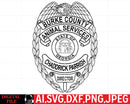 Burke County Animal Services Badge