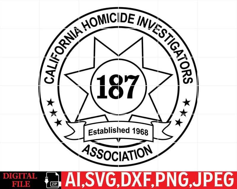 California Homicide Investigators Association Badge