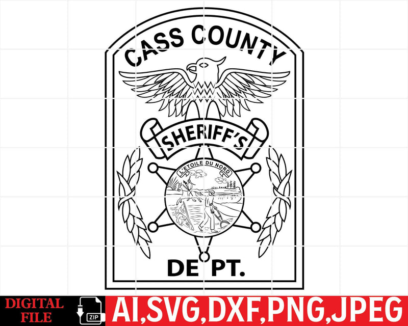 Cass County Sheriff Badge