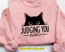 Cat Judging You Silently SVG PNG Digital Art Cut File