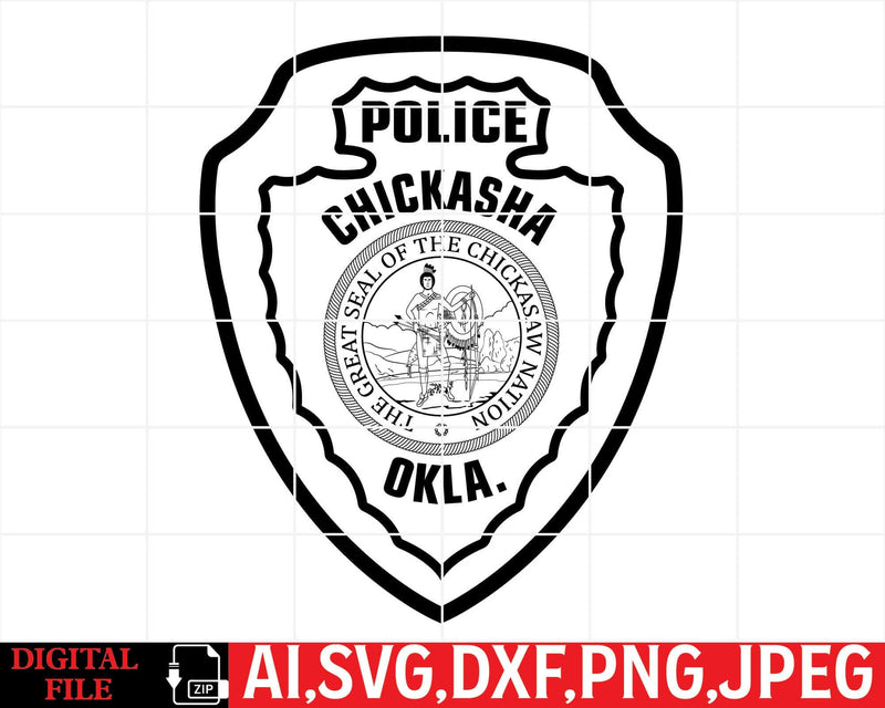 Chickasha Police Badge