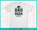 Class of 2024 Svg Proud Dad Senior Graduate Fathers day 24