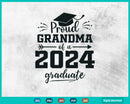 Class of 2024 Svg Proud Grandma Senior Graduate Fathers day
