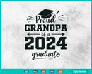 Class of 2024 Svg Proud Grandpa Senior Graduate Fathers day