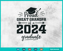 Class of 2024 Svg Proud Great Grandpa Senior Graduate