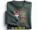 Crazy Cat Lady I Prefer The Term Dedicated Svg Png Digital