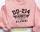 DD-214 U.S. Army Alumni SVG PNG Digital Art Cut File