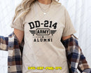 DD-214 U.S. Army Alumni SVG PNG Digital Art Cut File