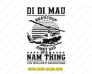 Di Mau Beaucoup Dinky Dau SVG PNG Digital Cut File