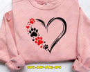 Dog Love SVG PNG Digital Art Cut File for Cricut