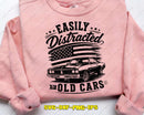 Easily Distracted By Old Cars SVG Classic Car File